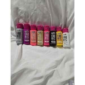 Tulip Brush On Fabric Paint Random Colors 8 Pack Bundle New Sealed 2 Fl Oz Each
